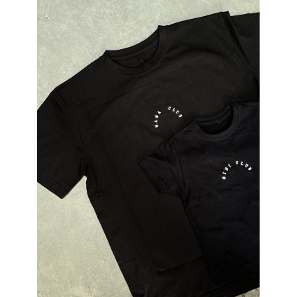 Set černých triček mama & mini club