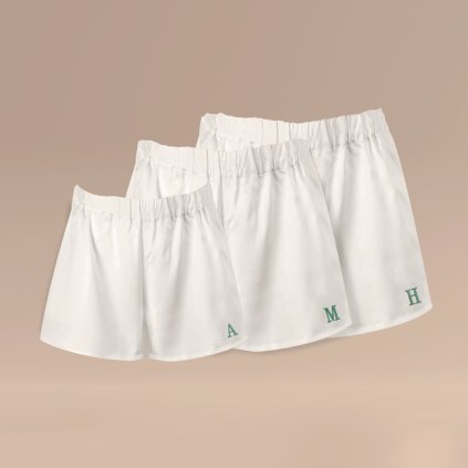 Kraťásky monogram tis z set