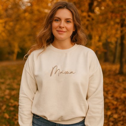CZ Mama Mikina Kremova