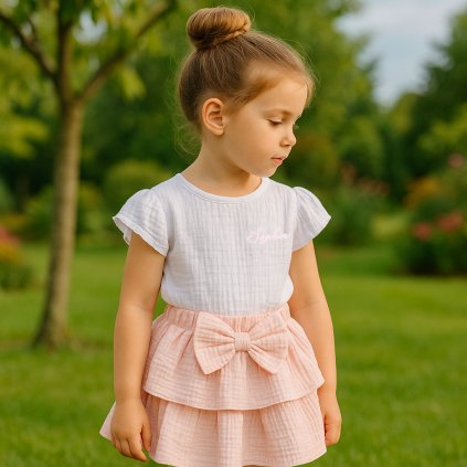 CZ DetskySet SukynkaTriko Ruzova