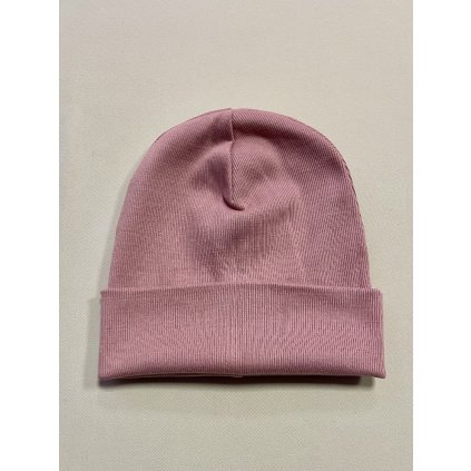 Zimní čepice pro dospělého, tmavě růžová