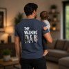 CZ PanskeTricko Potisk TheWalkingDad Modra