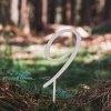 Dřevěná zapichovací ozdoba- Číslice 9