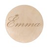 Krabička s vlastním jménem kulatá - KORUNKA (20x20 cm)