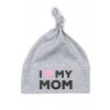Čepička I LOVE MY MOM (Barva Šedá)