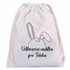 Bavlněný pytlík s věnováním  VELIKONOCE - OUŠKA