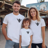 Family hand white