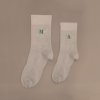 Párové ponožky pro mámu a dítě s tiskací iniciálou