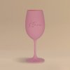 Sklenice ruzova mock up jmeno Klára