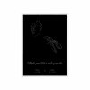 plakát s kreslený znamením černá bílý rám 2