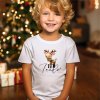9304 3 tricko s potiskem vanocniho sobika pro dite