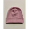 Zimní čepice pro dospělého, tmavě růžová