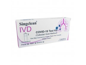 1 ks Antigénový výtěrový test na COVID-19 SINGCLEAN - AKCIA! Expirácia 4/2024