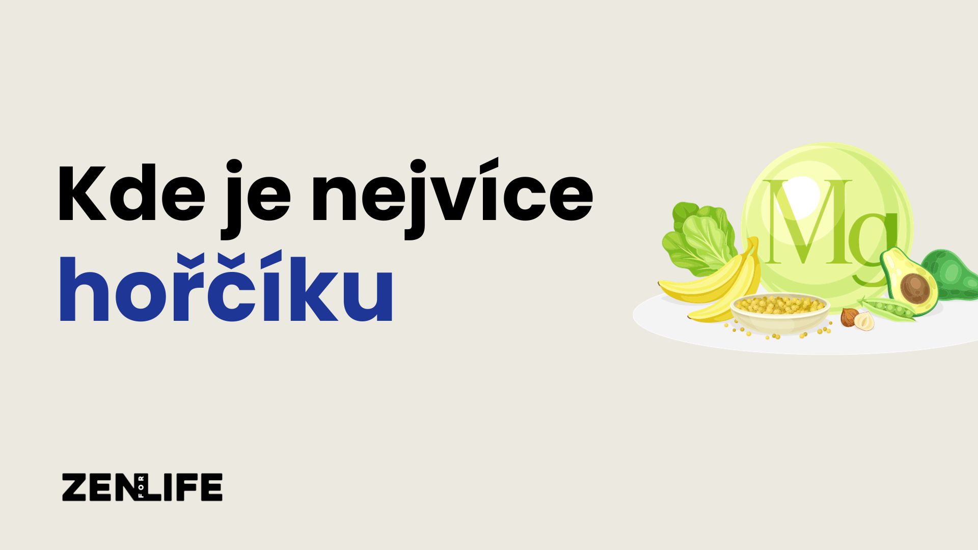 Hořčík v potravinách:kde je nejvíc hořčíku