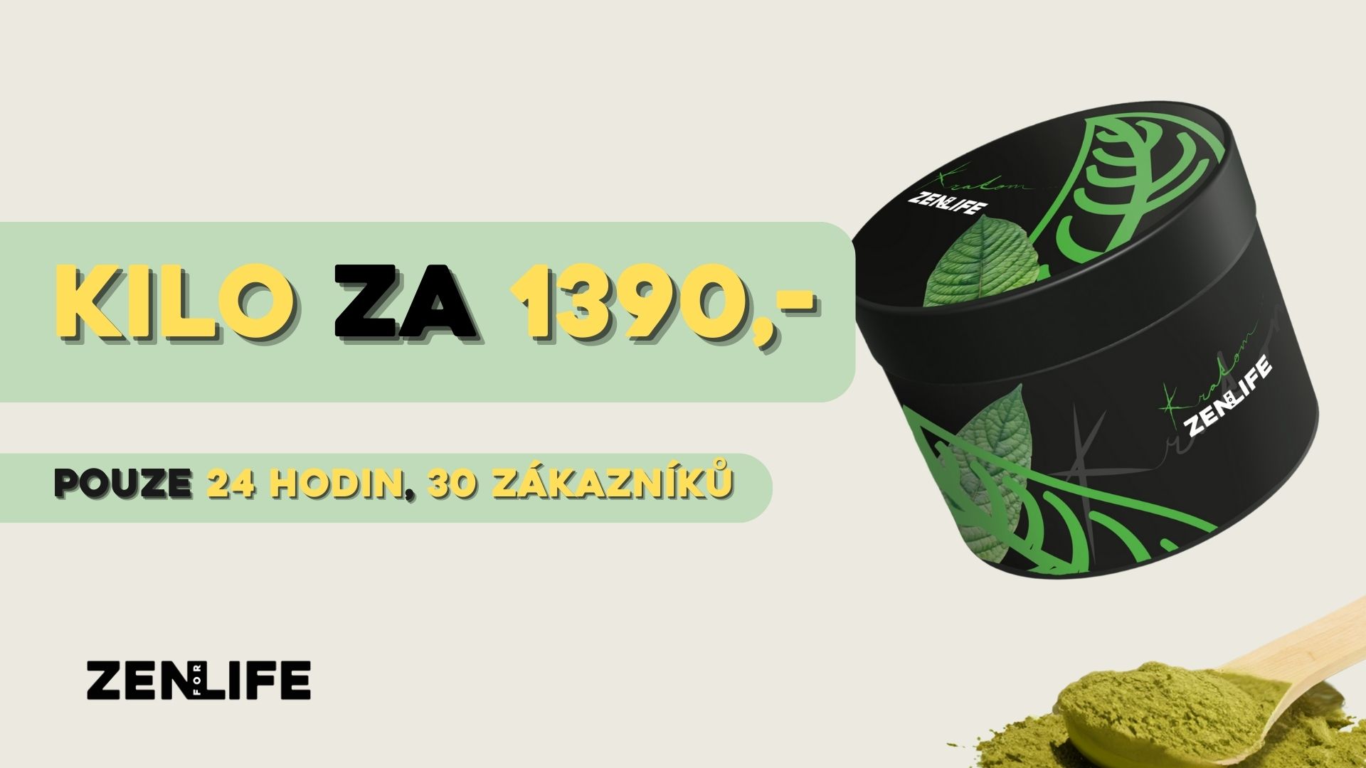 1 Kg kratomu za 1390Kč