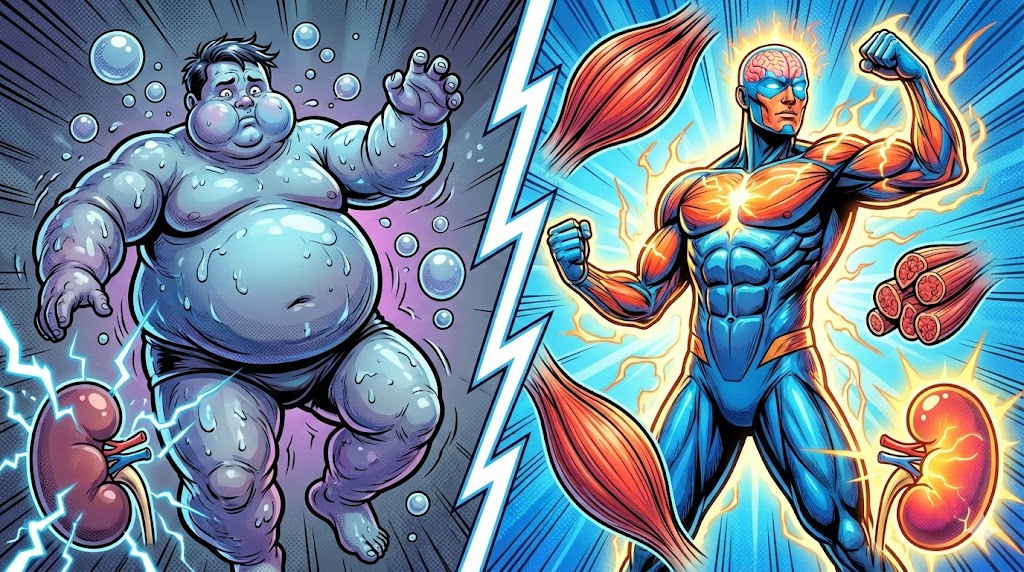 Mýty a fakta o kreatinu: Zadržuje vodu a je bezpečný pro ledviny?