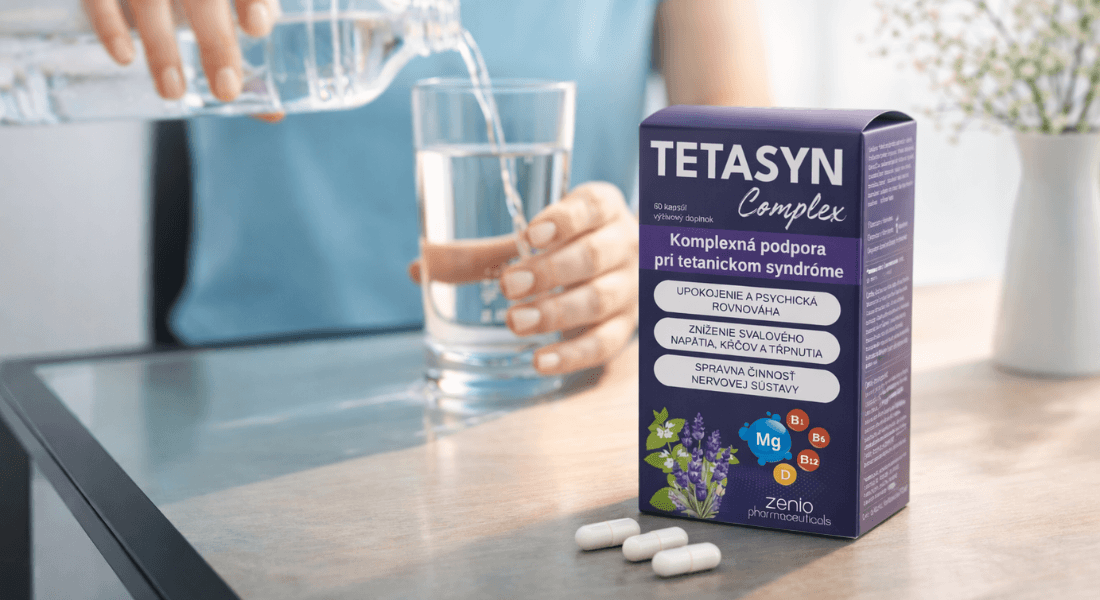 TETASYN Complex – pre ľudí, ktorých trápi tetánia, svalové kŕče a vnútorný nepokoj
