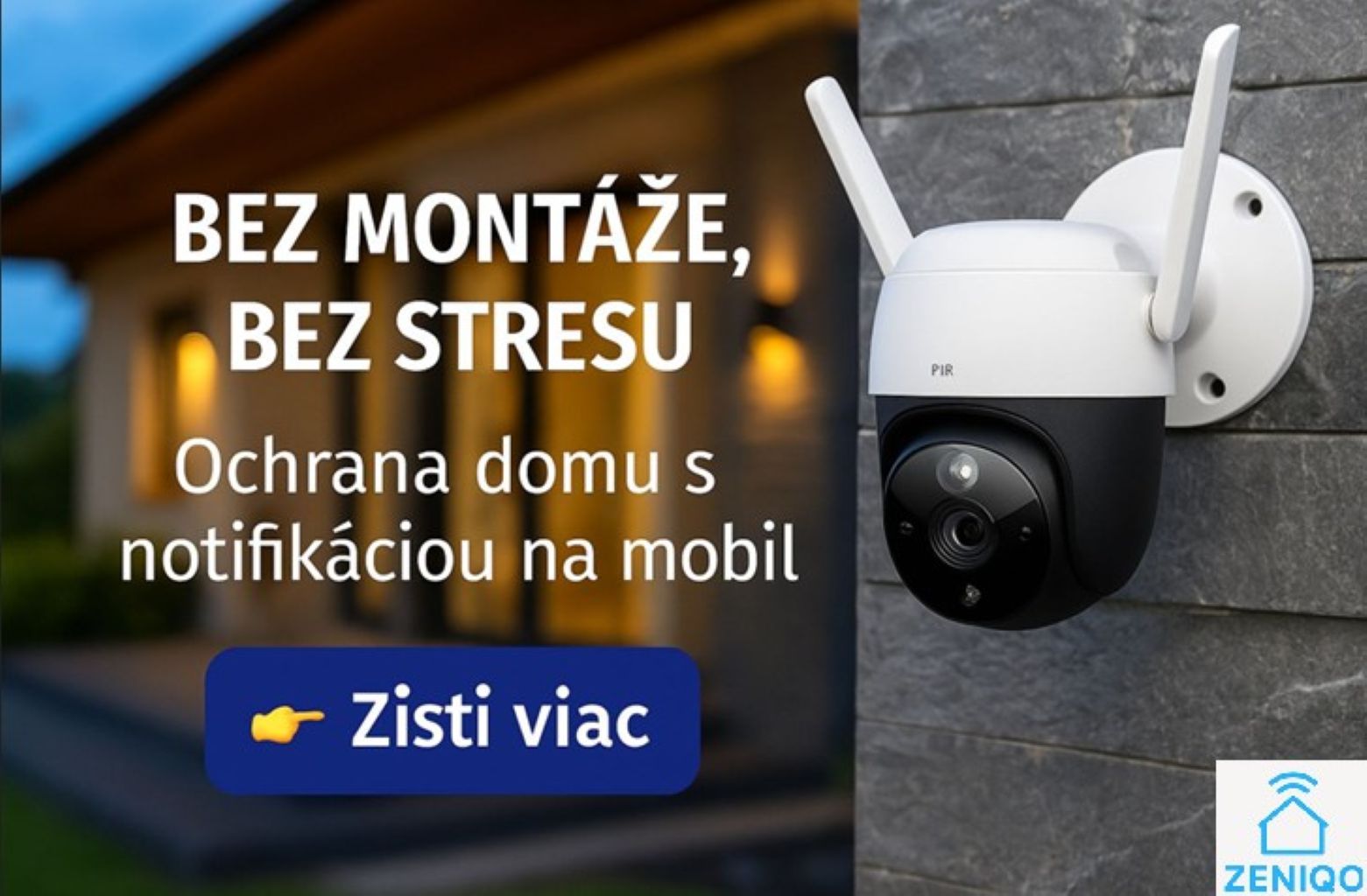 Zabezpečenie domu a chaty s modernými kamerami