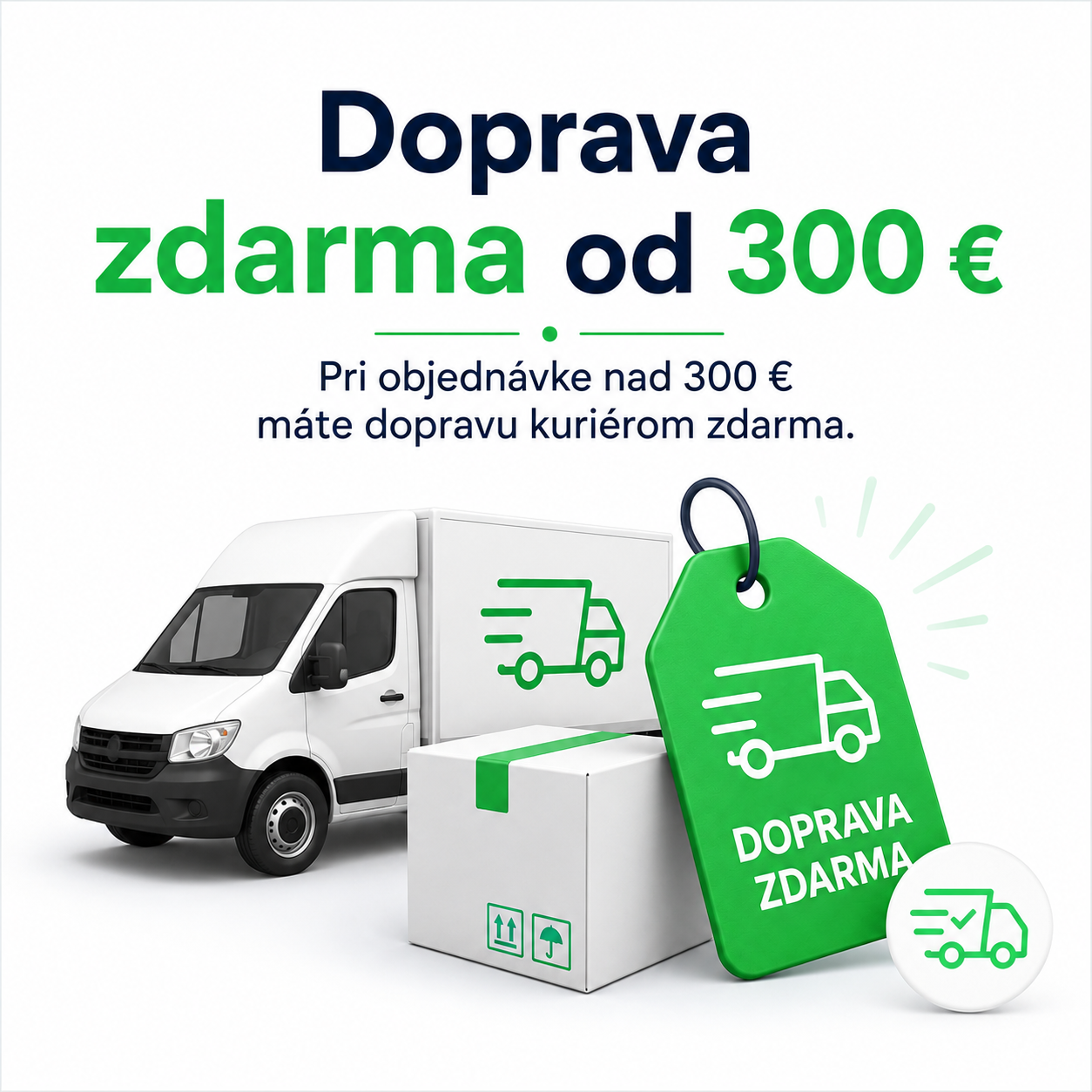 Doprava zdarma od 300 €