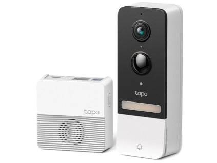 TP-Link Tapo D230S1, inteligentný videozvonček, 5MP kamera, inteligentná detekcia, IP64, funguje s rozbočovačom H200-IoT