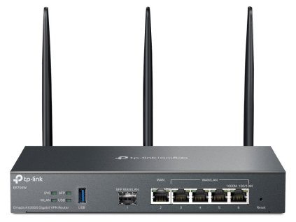 TP-Link ER706W VPN router WiFi 6, 1x GWAN + 4x GWAN/LAN + 1x GWAN/LAN SFP, USB, Omada SDN