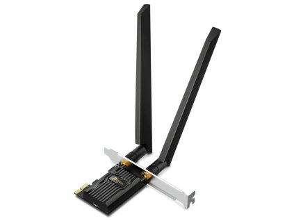 Trojpásmová sieťová karta TP-Link Archer TXE72E AXE5400, WiFi 6E, Bluetooth 5.3, 574 Mb/s 2,4 GHz/ 2402 Mb/s 5 GHz/ 2402 6 GHz