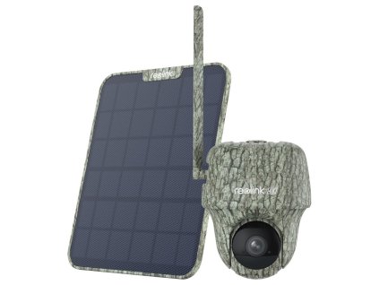 Reolink Go Series G450 8MPx vonkajšia batériová 4G IP kamera so solárnym panelom, otočná, 3840x2160, SD 128GB, IP64