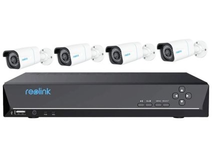 Reolink NVS8-8MB4 sada videorekordéra a 4ks IP kamery P330, 8x PoE, vrátane 2TB HDD ( max. 2x 6TB ), VGA, HDMI, IP kamera 8