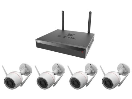 EZVIZ H3C 2K+ Wi-Fi KIT/ bullet/ 4Mpix/ 1x NVR CS-X5S-R100-8W/ 4x IP kamera H3C 2K+/ HDMI/ VGA/ Wi-Fi/ LAN
