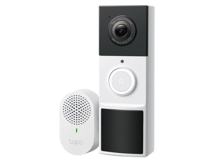 TP-Link Tapo D210, inteligentný videozvonček, 3MP kamera, detekcia osôb, 160° zorné pole, IP65, slot SD,