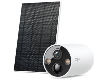 TP-Link Tapo C425 KIT Kamera WiFi napájaná batériou, vonkajšia, 4MPx, 2560 × 1440, zvuk, IR 15 m, SD, IP66, solárny panel 2,5 W
