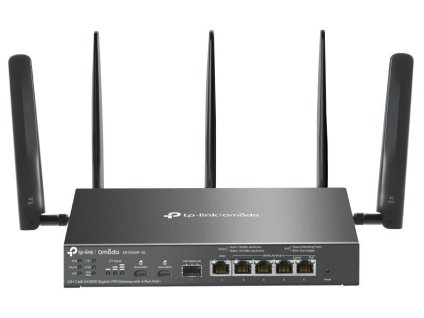 Router TP-Link ER706WP-4G Omada VPN, 2x Nano SIM, AX3000 WiFi 6, 1x SFP GWAN, 1x GWAN, 4x GLAN PoE+