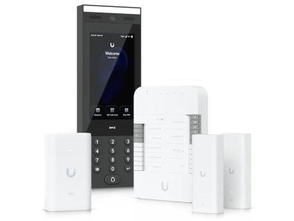 Ubiquiti UniFi Access G3 Gate Starter Kit - sada, 1x Hub Gate, 1x G3 Intercom, 2x PoE extender, 1x PoE++ injektor