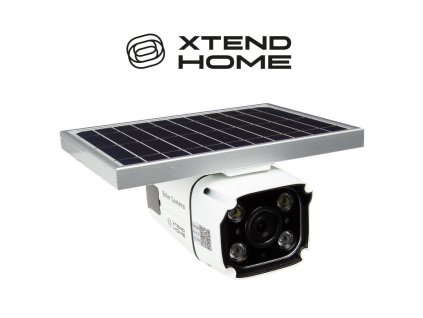 Xtend Home SO120/ 4G solárna kamera/ 1080p/ 4mm/ IP65/ Solárna/ IR a 15m/ Tuya CZ a SK