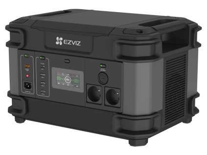 Nabíjacia stanica EZVIZ PS1300/ výkon 2000W/ batéria LFP/ kapacita 1324Wh/ 13 portov/ hmotnosť 23kg/ čierna