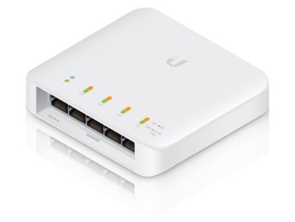 Ubiquiti UniFi Switch Flex - 5x GbE, 1x PoE++ In, 4x PoE Out, vonkajší
