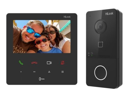HiLook Powered by HIKVISION/ Smart Home Intercom VI-K46P/ Wi-Fi/ 1080p/ 4,3" 480x272/ Ochranný štít/ IP65
