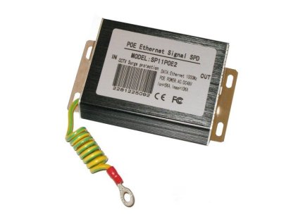 XtendLan Přepěť. ochrana UTP vedení s PoE, 100/1000Mbit, chrání všechny páry, 2x RJ-45