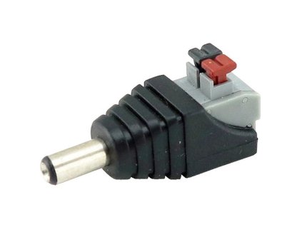 XtendLan Napájecí redukce jack/svorkovnice - JACK 5,5/2,1mm (k zařízení) na rychlosvorku