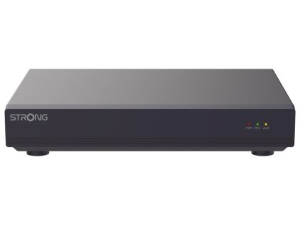 STRONG NVR rekordér NVR1080-4P/ pro 4 kamery/ 4x PoE/ rozlišení 8Mpix/ HDMI/ VGA/ USB/ LAN/ SATA až 8TB HDD