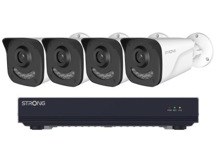 STRONG BUL05DL0-P PoE KIT/ Bullet/ 5Mpix/ 1x NVR NVR1120-8P/ 4x IP kamera BUL05DL0-P/ HDMI/ VGA/ USB/ LAN