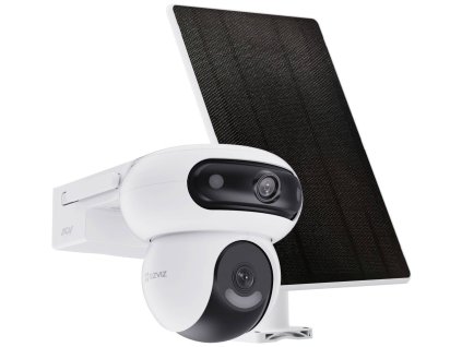EZVIZ IP kamera HB90 kit/ PTZ/ Wi-Fi/2x 4Mpix/ krytí IP65/ objektiv 2,8 + 6mm/ H.265/ IR až 35m/ + 8W solární panel
