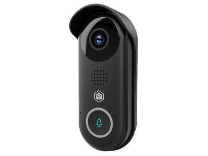 NEDIS Wi-Fi chytrý dveřní videotelefon/ 1920x1080/ 2Mpix/ IP54/ transformátor/ snímač pohybu/ noční vidění/ Onvif/ černý