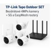 Outdoor SET 3150  – Kamerový set so 6 WiFi kamerami a 5G + EasyMesh routermi