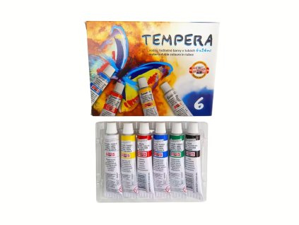 Temperové barvy Motýl – 6 barev
