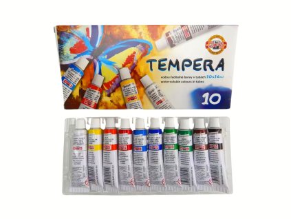 Temperové barvy Motýl – 10 barev