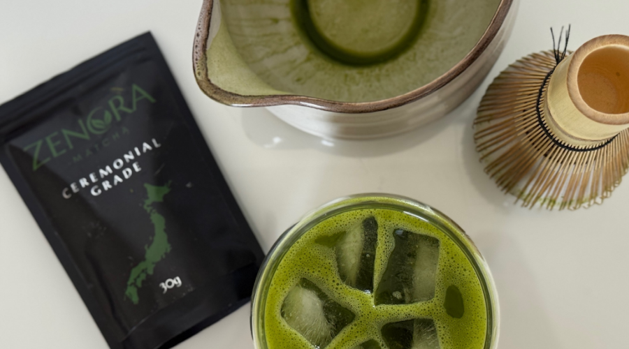 matcha, drink, metlicka, set