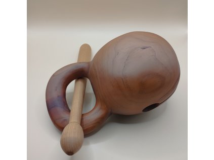 Moktak 20 cm with decorative element - handmade
