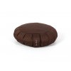 Meditation pillow folded brown