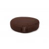 Meditační polštář kulatý hnědý